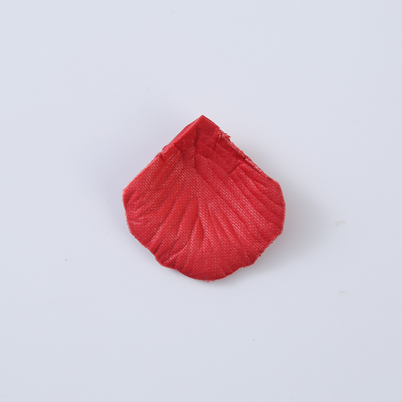 No tejido laminado 100 pétalos de flores, pétalos de boda, pétalos de flores falsos, pétalos de rosas, precio especial