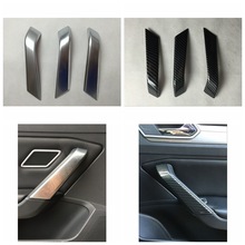 适用大众凌渡握手车门拉手改装用 凌度内门握手车门扶手电镀碳纤Y