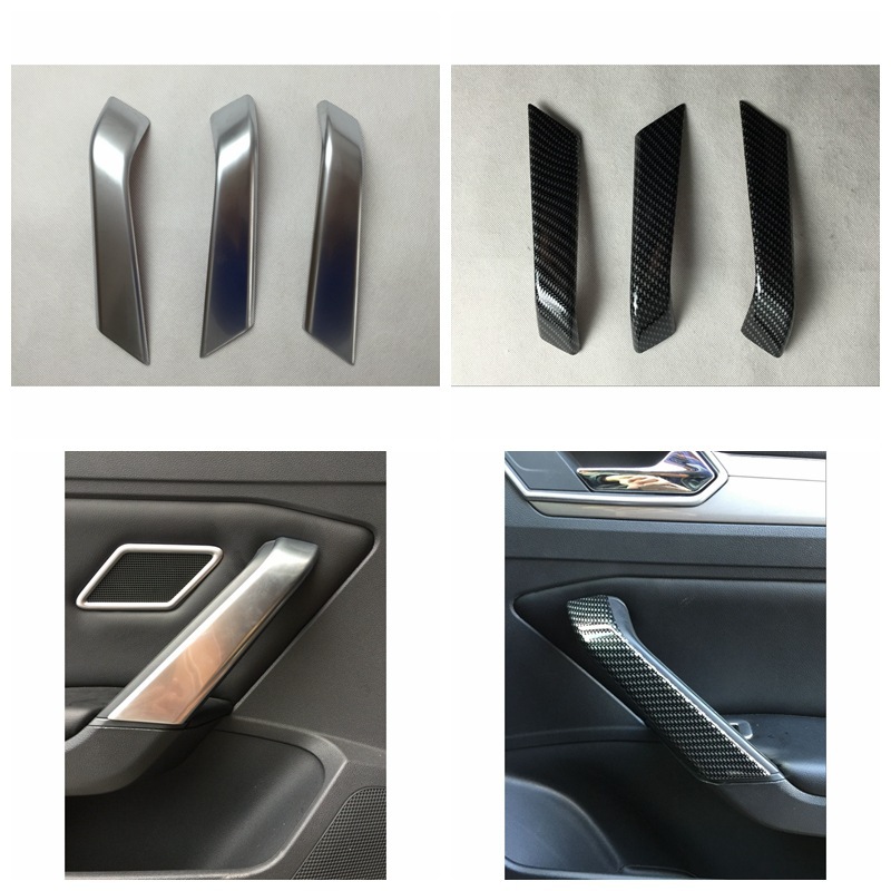 适用大众凌渡握手车门拉手改装用 凌度内门握手车门扶手电镀碳纤Y
