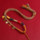 Five-Way Necklace Tibetan Hand-Woven Cotton Strand Woven Pendant Necklace Thangka Lanyard Buddha Pendant