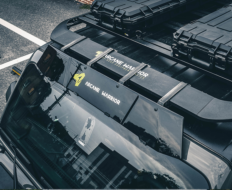 ARCANE WARRIOR Car Camping Style aw Luggage Rack Special Spoiler Roof Platform Outdoor Noise Reduction Canopy