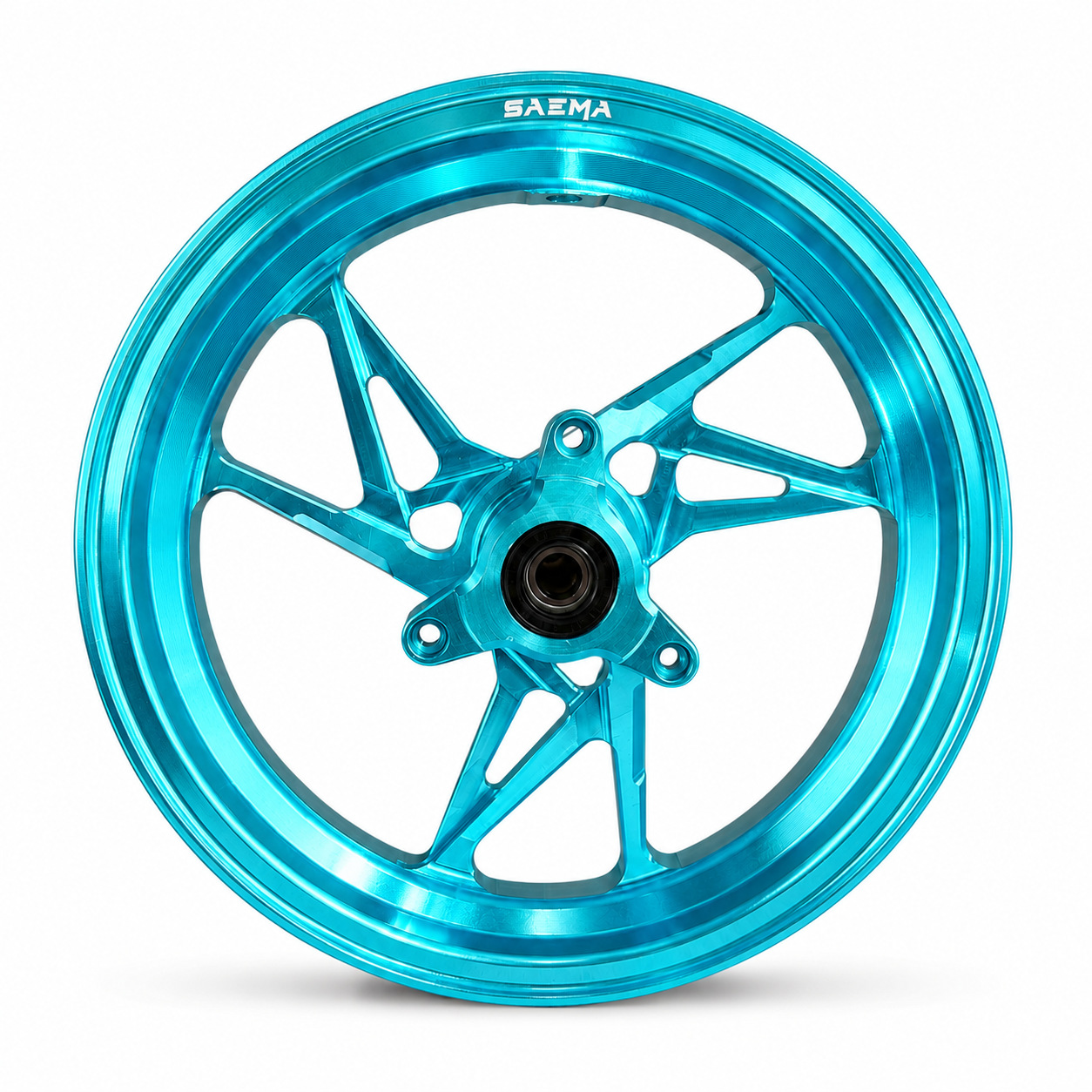 Modified 10-Inch 2.15 Aluminum Alloy Rims with 7.0 Hole Spacing for Niu Ninebot, Little Turtle, and Ghost Fire Off-Road Motorcycles