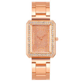 跨境热销新款清新文艺时尚休闲合金钢带数字女款石英手表厂家现货