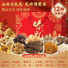 Spring Festival Specialty Gift Box - Yunnan Local Products - Mountain Treasures - Morel and Matsutake Dried Fungi - Soup Base Pack