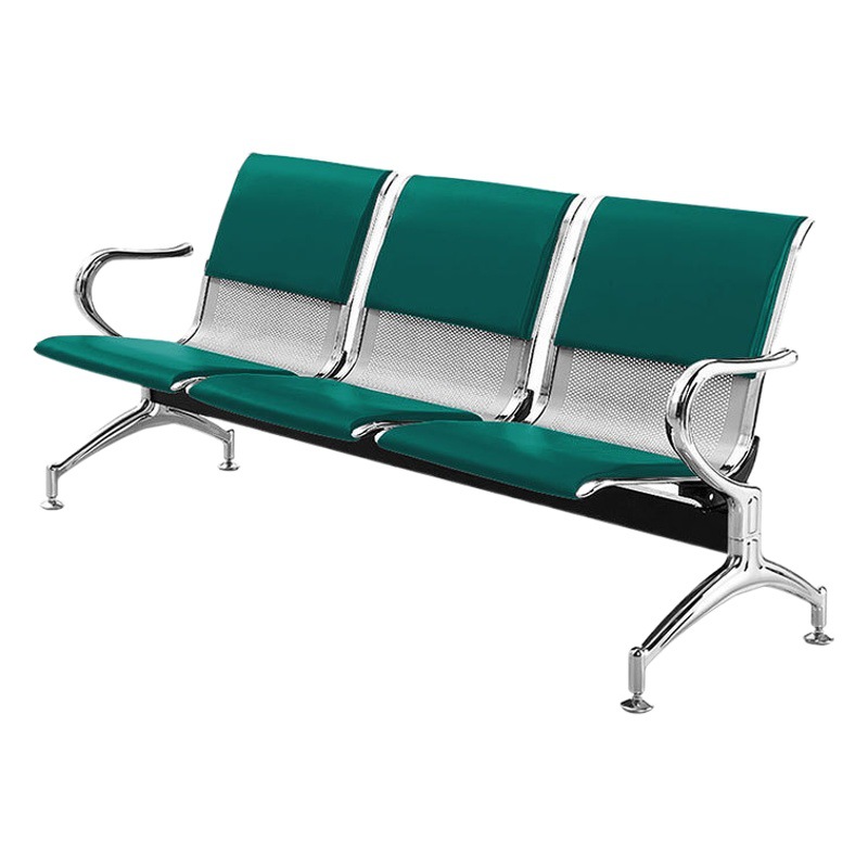 Yijiahao coche estación Silla de acero Silla de fila Aeropuerto de acero engrosada fila continua SILLA DE espera al por mayor silla de descanso Silla de infusión hospitalaria image 1
