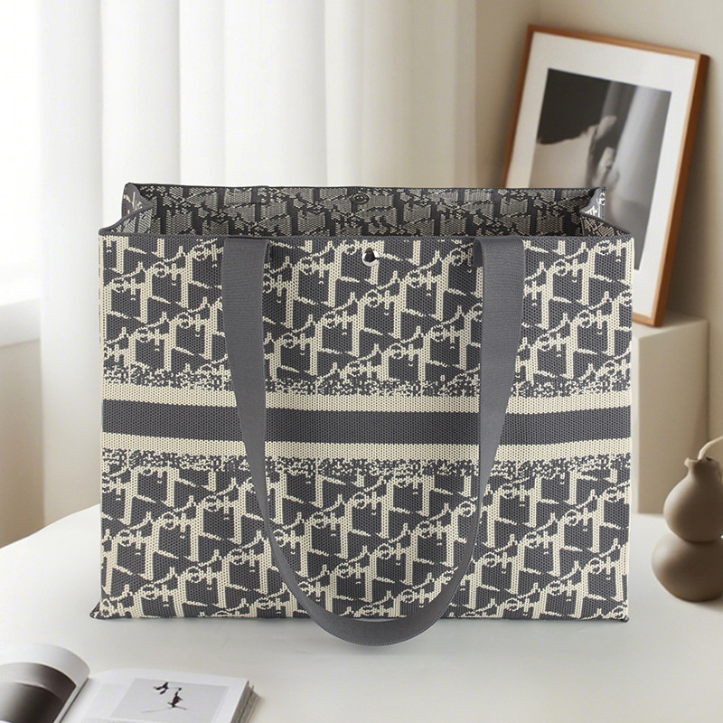2025 popular cuadrillas de pájaros tarjetas de hombro bolsas de moda de tejido de gran capacidad bolsas de mano bolsas de compras image 10