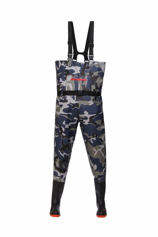 半身の下のズボンは厚くて耐摩耗性の防水の服の一体の連体の雨靴の全身の雨のズボンの渉水のズボンです。|undefined