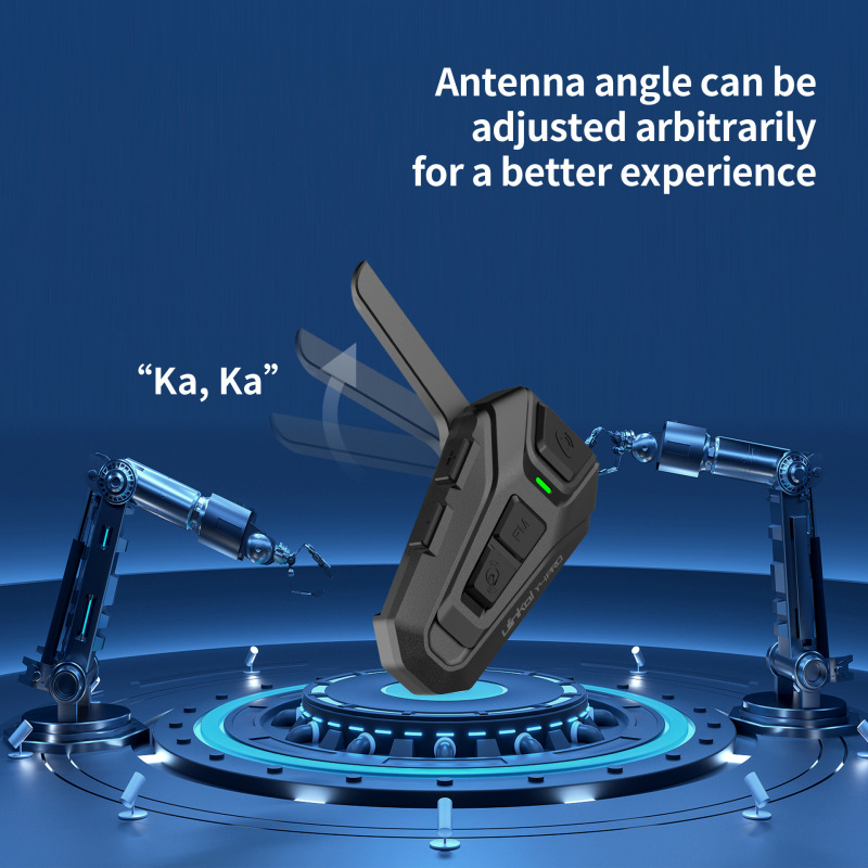 Motorcycle Helmet Intercom Headset Y4Pro Long Battery Life 4-Person Intercom High-Quality Sound Waterproof Wireless Qualcomm Bluetooth