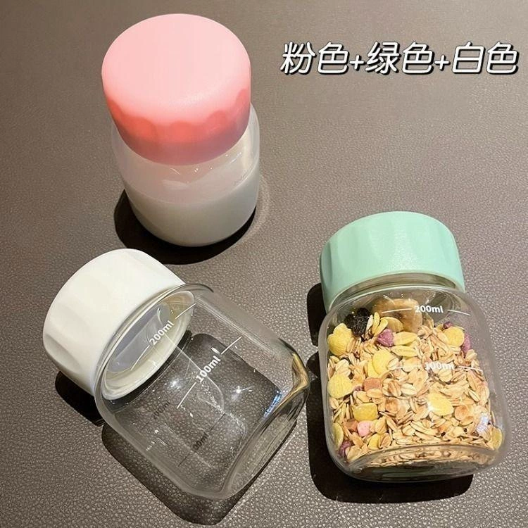 Мини-маленькая чашка для воды с крышкой для женщин, которые выходят на улицу, милая портативная стеклянная чашка для воды, чашка для молока, чашка для молока, красивая