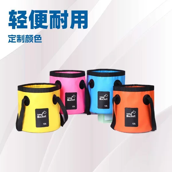 Factory Direct Supply Beach Fishing Folding Bucket Bag Portable Travel Bag Outdoor Camping Portable Car Waterproof Bag Bag