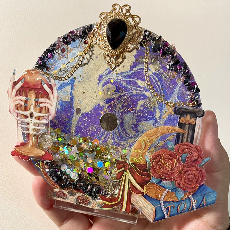 Акриловая плата Лиуша маджонг статуэтка-ornament DIY материал пустой лист 4 задняя панель прозрачная ручная работа льняные расходные материалы