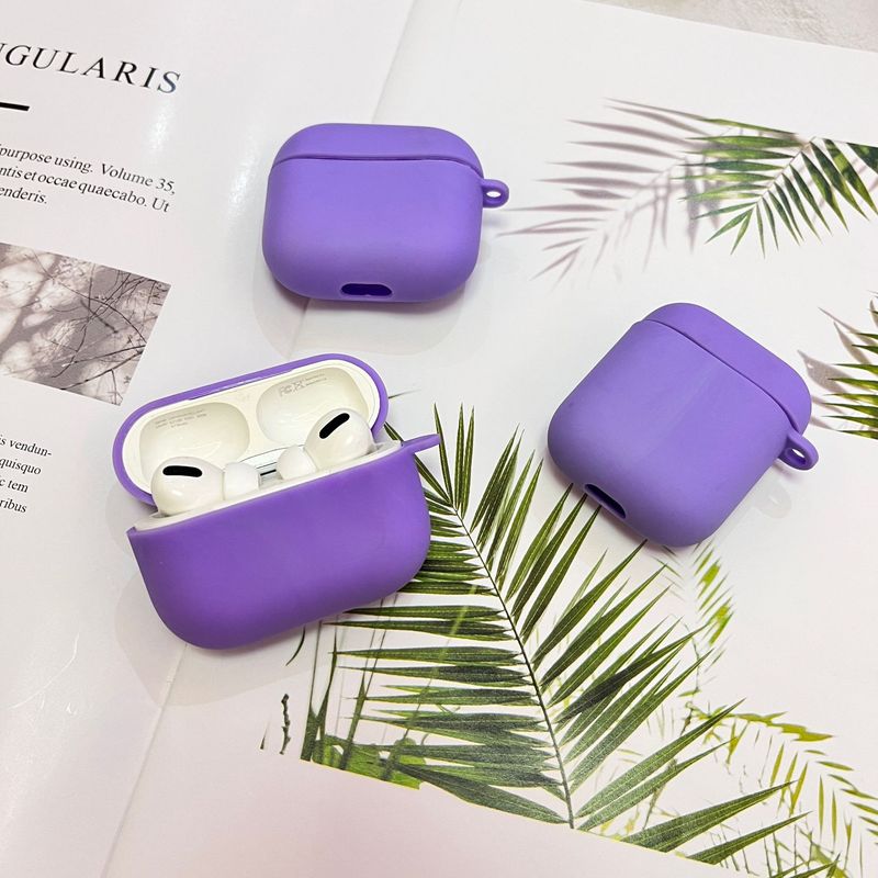 Airpods1/2世代pro新3世代保護カバーフロストtpu純色リンゴbluetoothイヤホンカバーを適用|undefined
