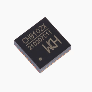 原装正品 CH9102X 封装QFN-28 USB转串口芯片IC