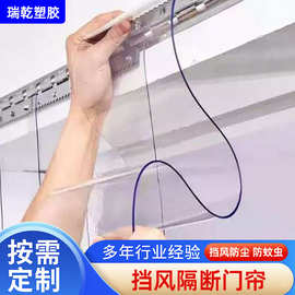塑料夏季门帘挡风隔热空调隔断帘家用门口店铺商用软帘防蚊虫帘子