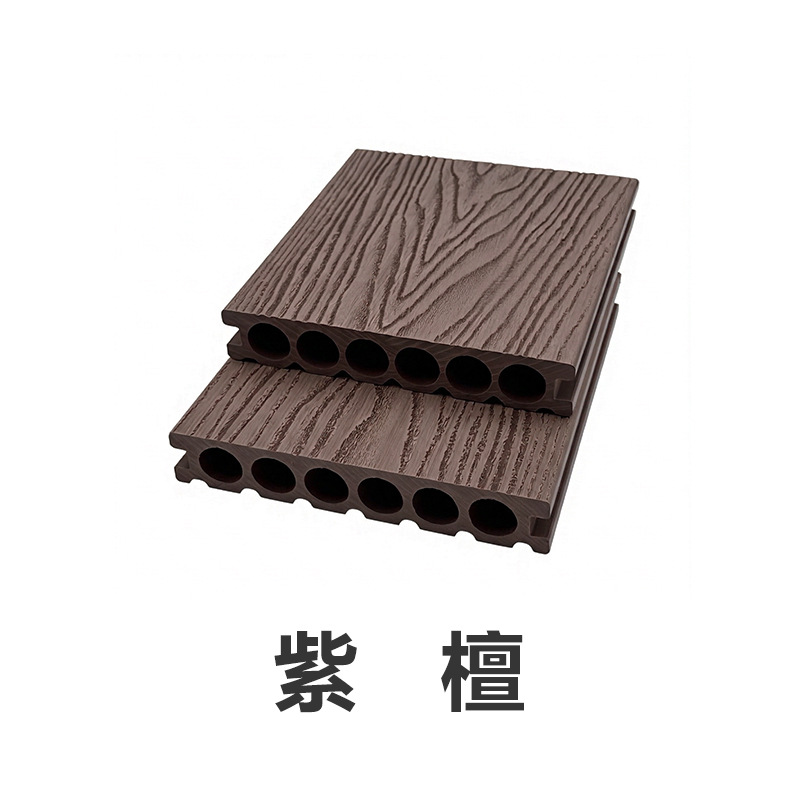 Piso de Madera Plástica Coextruida para Exterior Impermeable y Antideslizante para Patio y Terraza