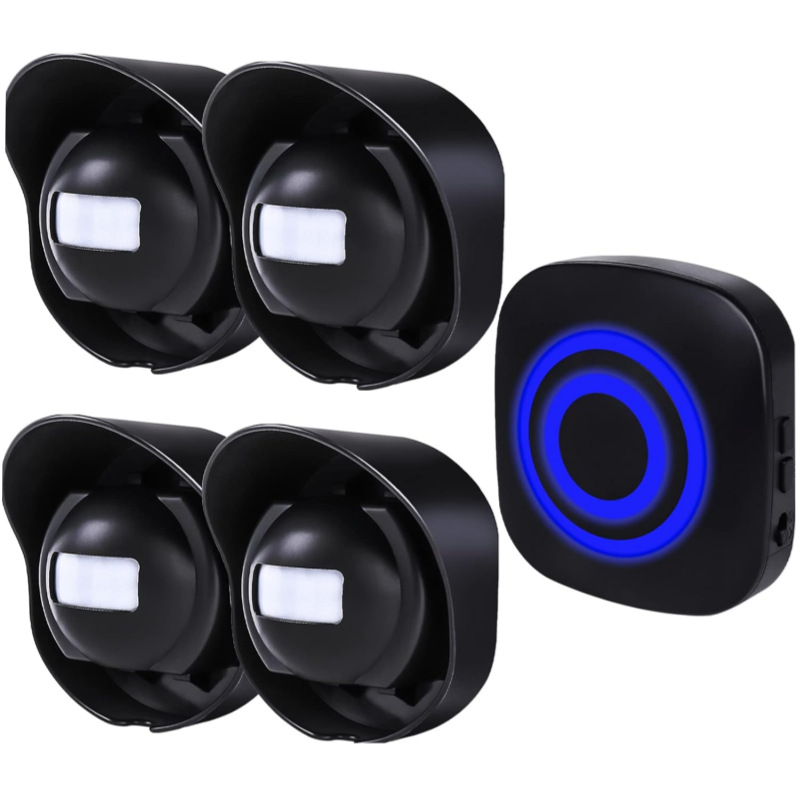 亚马逊新品插电分体式人体感应门铃无线防水门铃响迎宾器