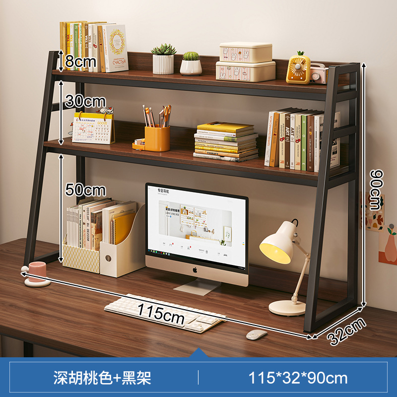 Estante de escritorio de oficina estante de escritorio estante de escritorio estante de almacenamiento de escritorio trapezoidal estante de exhibición multicapa de escritorio de computadora dormitorio