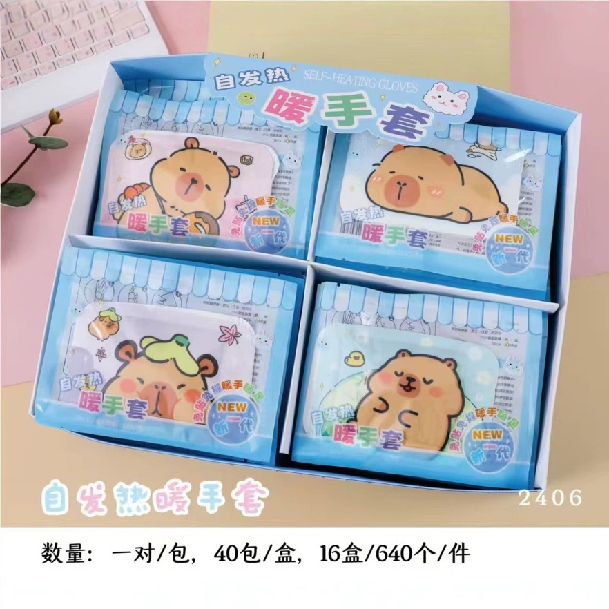 Новый тип ношения теплого ручного сокровища мультфильма самовыогреваясь