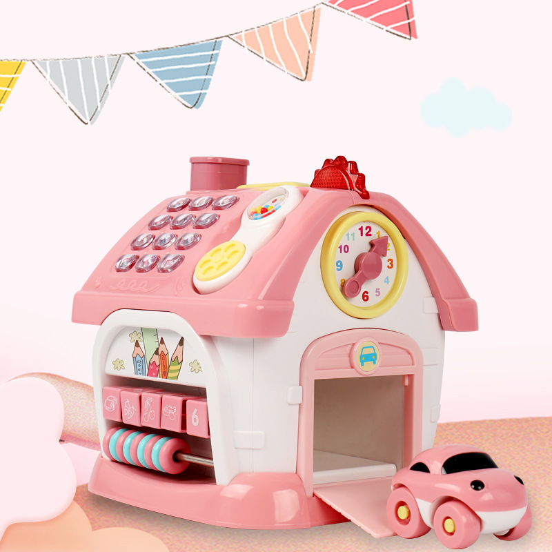 Polaroid 1903 Learning House Fun Fantasy Cartoon Multi-faceted House Children's Educational Game Table Smart Polyhedron Toys