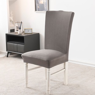 Amazon Cross-border Pure Color Elastic One-piece Chair Cover All-inclusive Chair Package Table