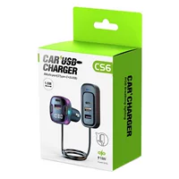 Автомобильный MP3 Bluetooth-плеер аудио FM-передатчик заднее автомобильное зарядное устройство громкой связи Bluetooth M3