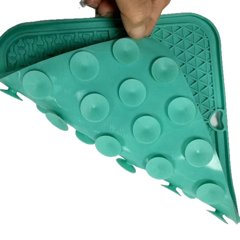 人気のペットなめるマットシリコンペットスローフード食器トレイ吸盤犬なめるマットスローフードシリコン窒息防止マット|undefined
