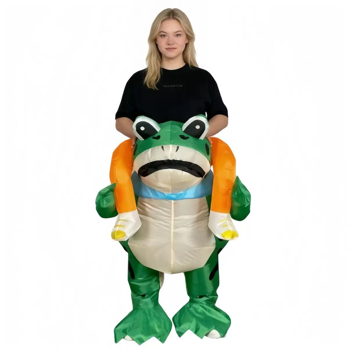 Amazon explosión impresa inflatable T-Rex disfraz Halloween multicolor T-Rex disfraz de fiesta disfraz de muñeca