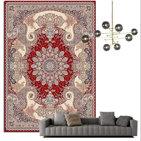Retro carpet for living room