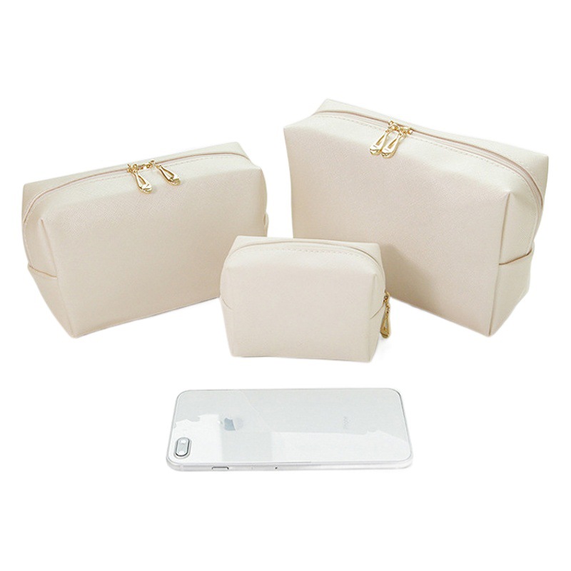 Manufacturer Cross-Border Cosmetic Bag Square Portable Out-And-Out Cosmetic Bag Multi-Functional Waterproof Cosmetic Bag Cosmetics Storage Bag