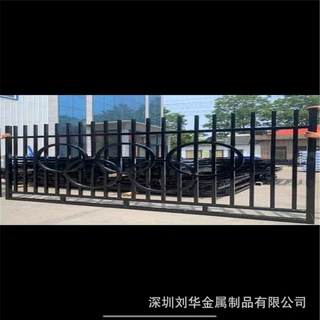 广州铁艺护栏 围墙护栏栏杆 高档庭院围墙栅栏 小区别墅防护栏