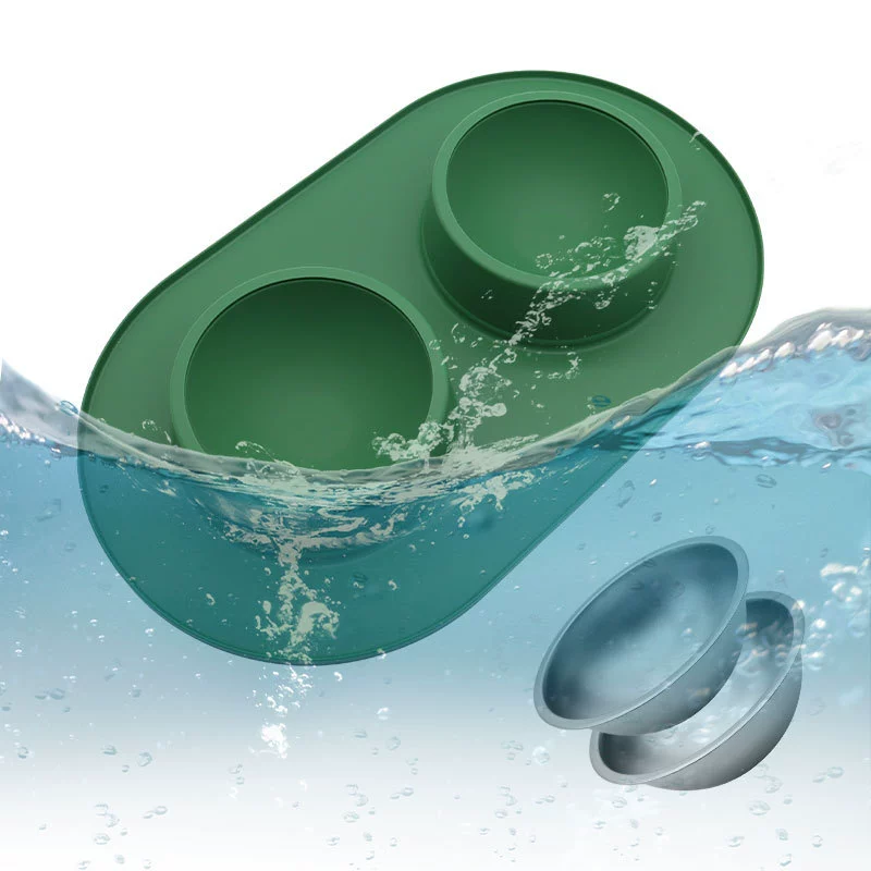 Чаша для домашних животных Двойная чаша 2 Чаша для собак из нержавеющей стали