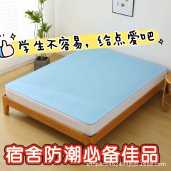 工場直送の厚さ5mmの防湿マットレス、スカイブルー、防ダニエッジ、ハイエンドのユニバーサル学生寮の必需品