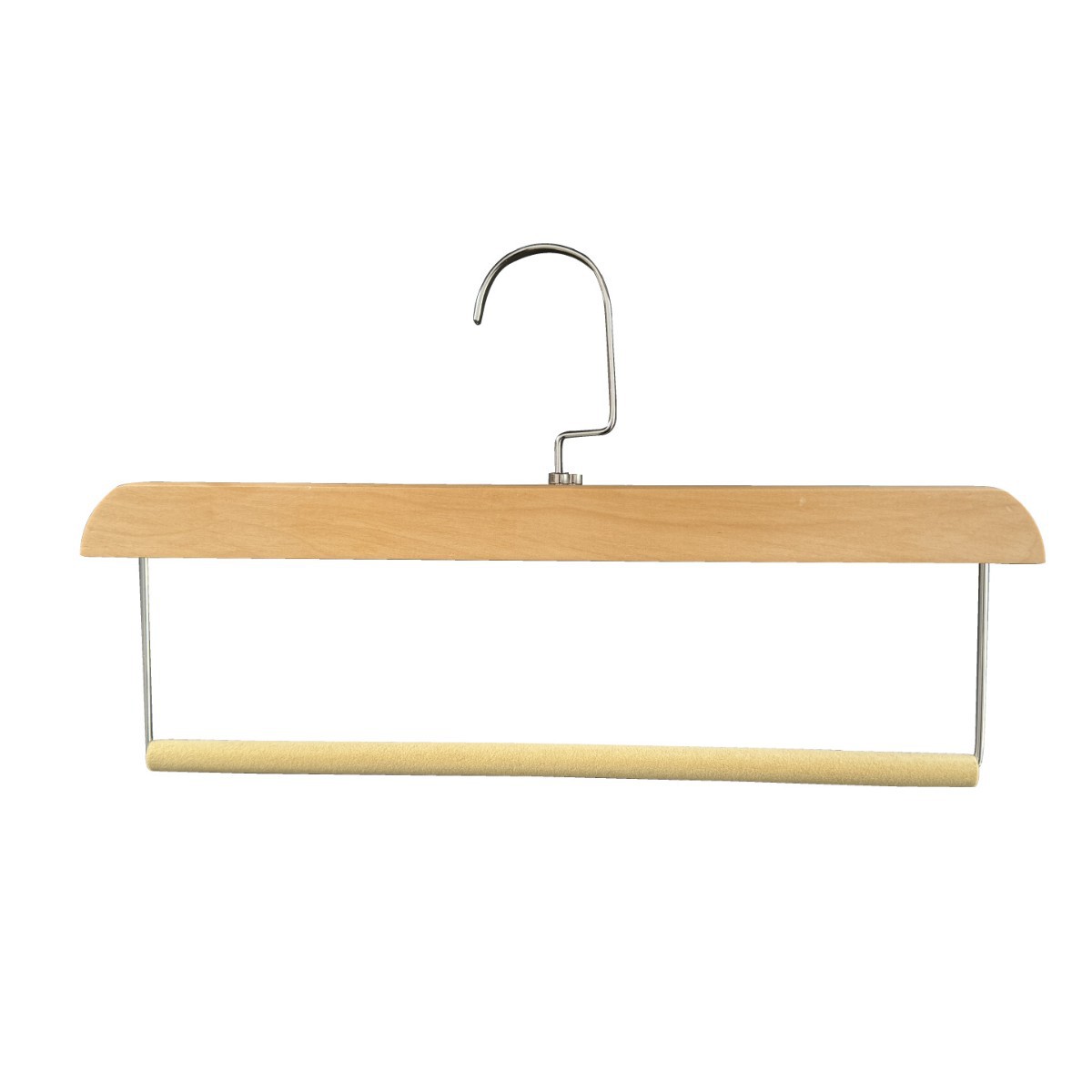 Pantalones de madera sólida, pantalones colgantes de flocado antideslizantes especiales, vestuario, ropa, tienda de ropa, hotel, armario, pantalones colgantes de madera