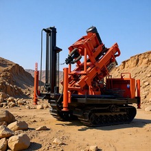 工地降水井地源热泵钻机 大口径正循环钻井机 地热井轮式水井钻机