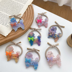 朵薇飾品醋酸頭繩女韓國氣質馬尾發繩扎頭髮橡皮筋簡約女髮飾發圈