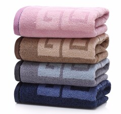 Gold size pure cotton towel, classic and elegant, three colors optional, thickened 115g face towel, couple style