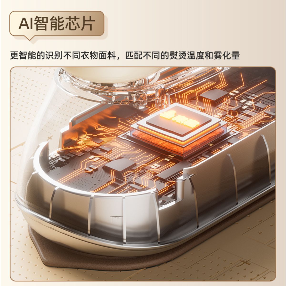 志高数显手持挂烫机家用大功率便携蒸汽干湿两用陶瓷面板熨烫机