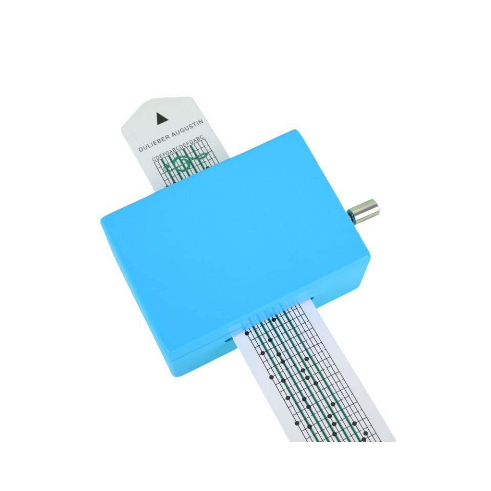 Yunsheng 15-tono 30-tono de manivela cinta de papel movimiento musical caja de música de madera caja de música DIY