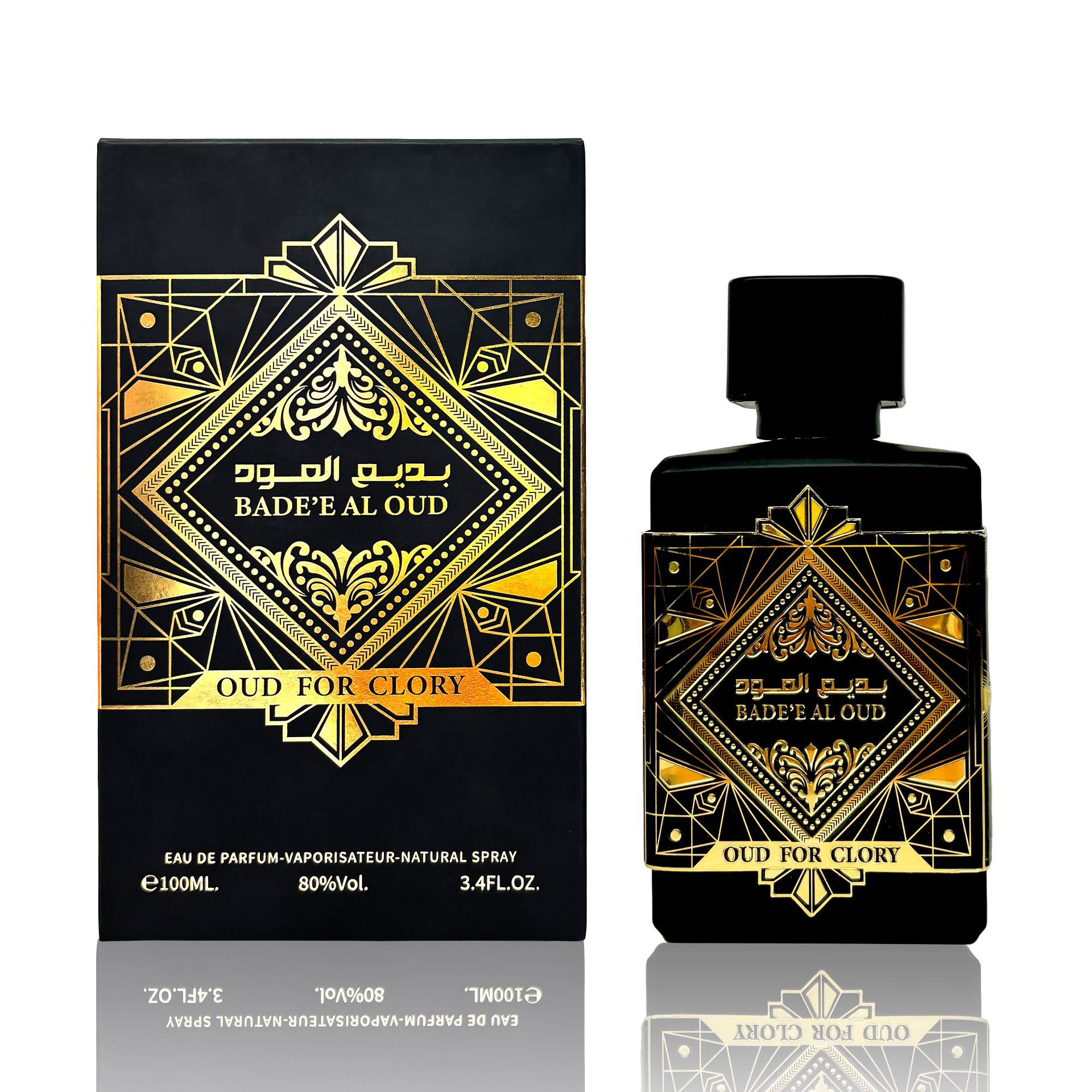 Transfronteiriço Lattafa Árabe Explosão Neutro Perfume Bade'e Al Oud Médio Oriente Árabe Perfume Atacado
