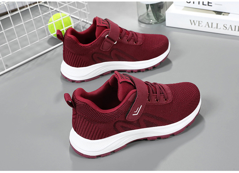 法米姿 健步鞋秋季新款女鞋中老年户外软底运动休闲鞋 旅游鞋