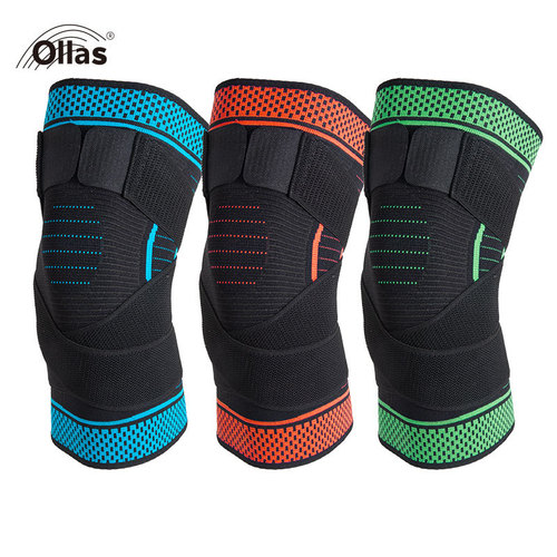 Direct Manufacturer Supply Short Length Sports Knee Straps for Fitness Running Basketball Professional Protective Gear Non-Slip Cross-Border Fast Shipping