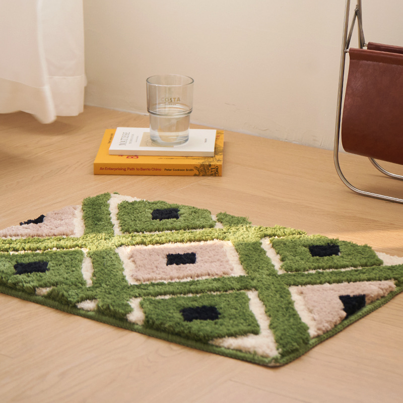 녹색 격자 무늬 40*60cm