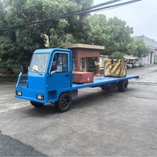 宁波单边五吨电动货车-钢管厂电动平板货车-工厂拉货载货电瓶车