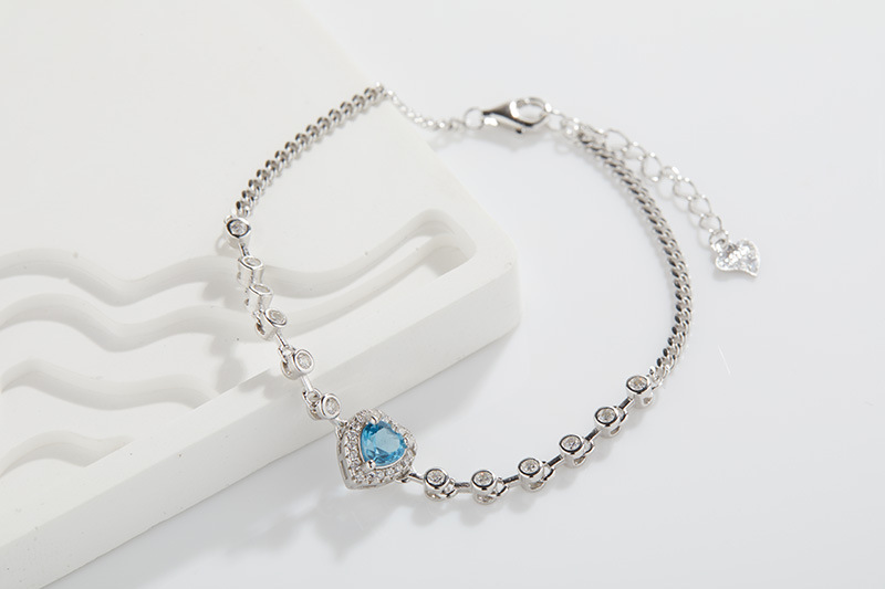 925 Sterling Silver Material 925 Sterling Silver Bracelets Simple Style Classic Style