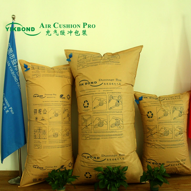 Контейнер поставки заполняя бумажный мешок Крафт Бумага подушки безопасности