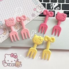 Adorable kt cat bow fork hair clip, sweet girl bangs clip, exquisite Japanese style versatile student hair accessory on Instagram
