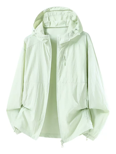 Summer Sun Protection Clothing for Men and Women, Anti-Uv Upf50+, Lightweight, Breathable, Ice Silk Couple's Sun Protection Clothing, Skin Clothing