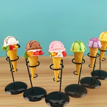 仿真冰淇淋模型冰激凌拍摄道具蛋筒甜筒装饰食物摆件商用展示