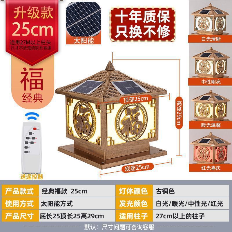 인기 Fugubronze 25 태양광 4색 업그레이드 모델