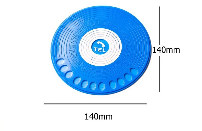 Car anti-slip mat for car interior dashboard, target-shaped anti-slip mat with temporary parking sign